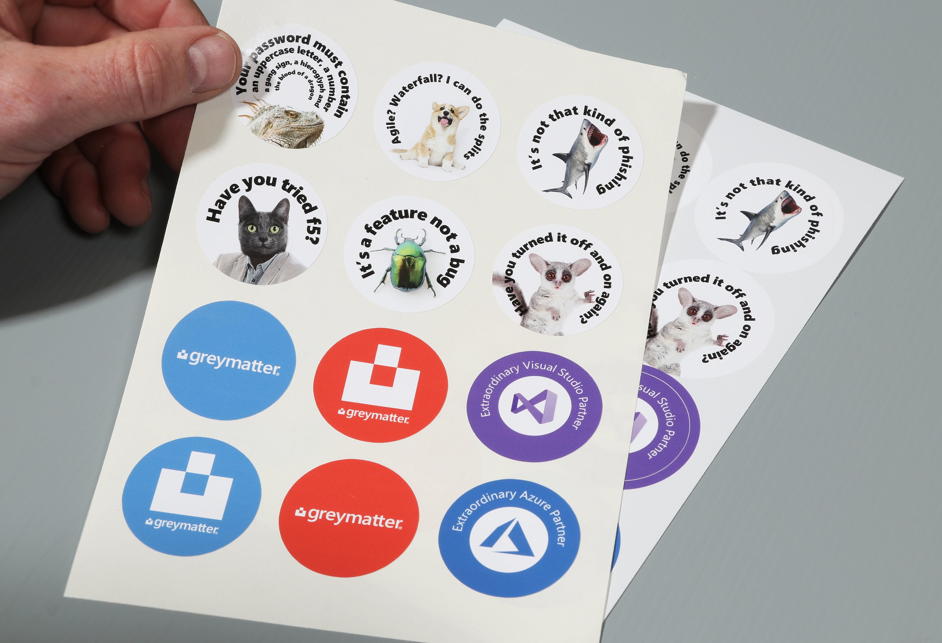 custom printed circle sticker sheets