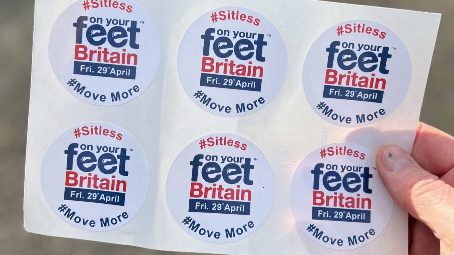 #movemore campaign sticker sheet