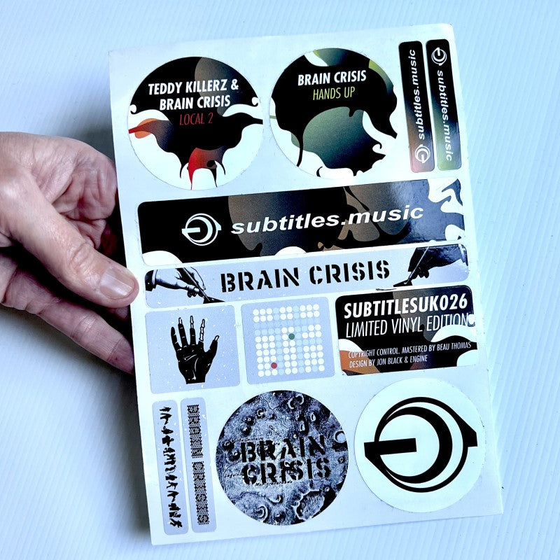 Custom shaped stickers on A5 sheet