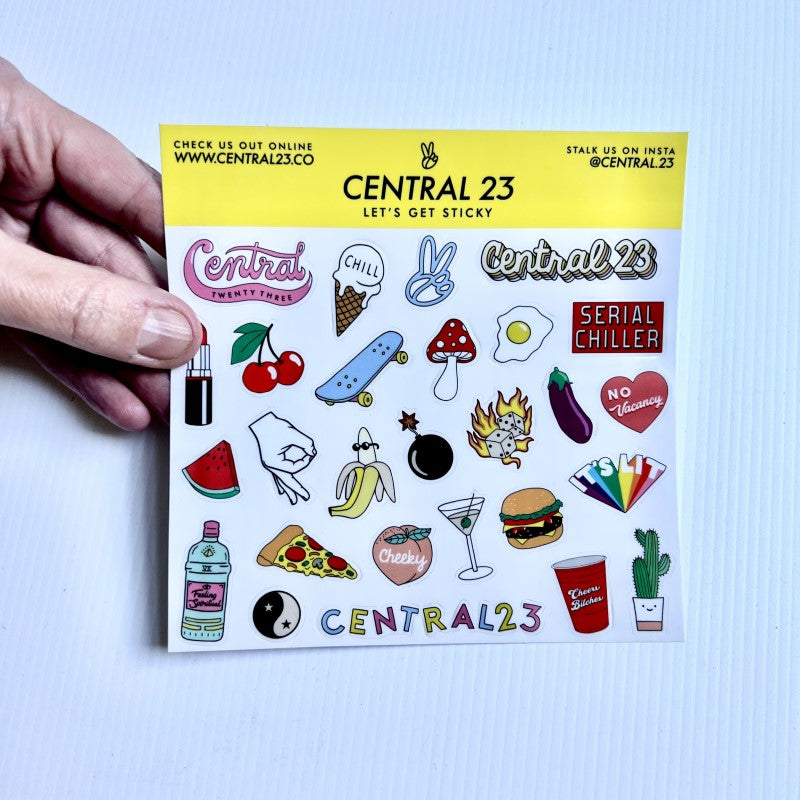 Custom size sticker sheets