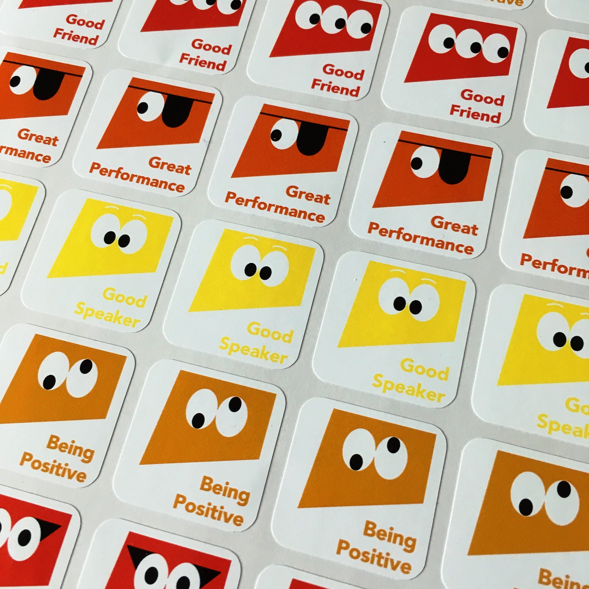 rewards sticker sheets